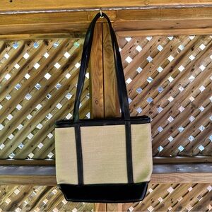 ROSETTI purse tote hand bag, black and cream.